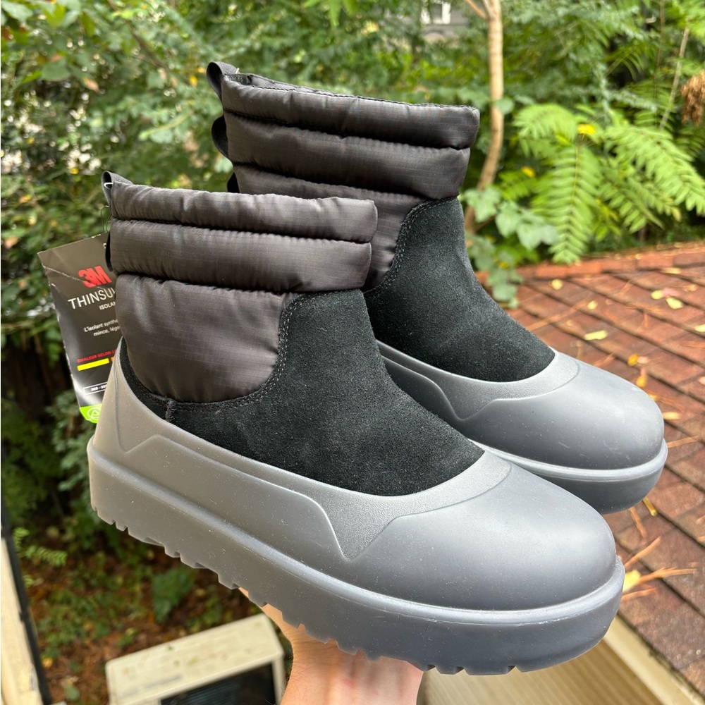 UGG Classic Mini Mod Men’s Size 7 & 11 Black Hybrid Weather Boots | 1158231